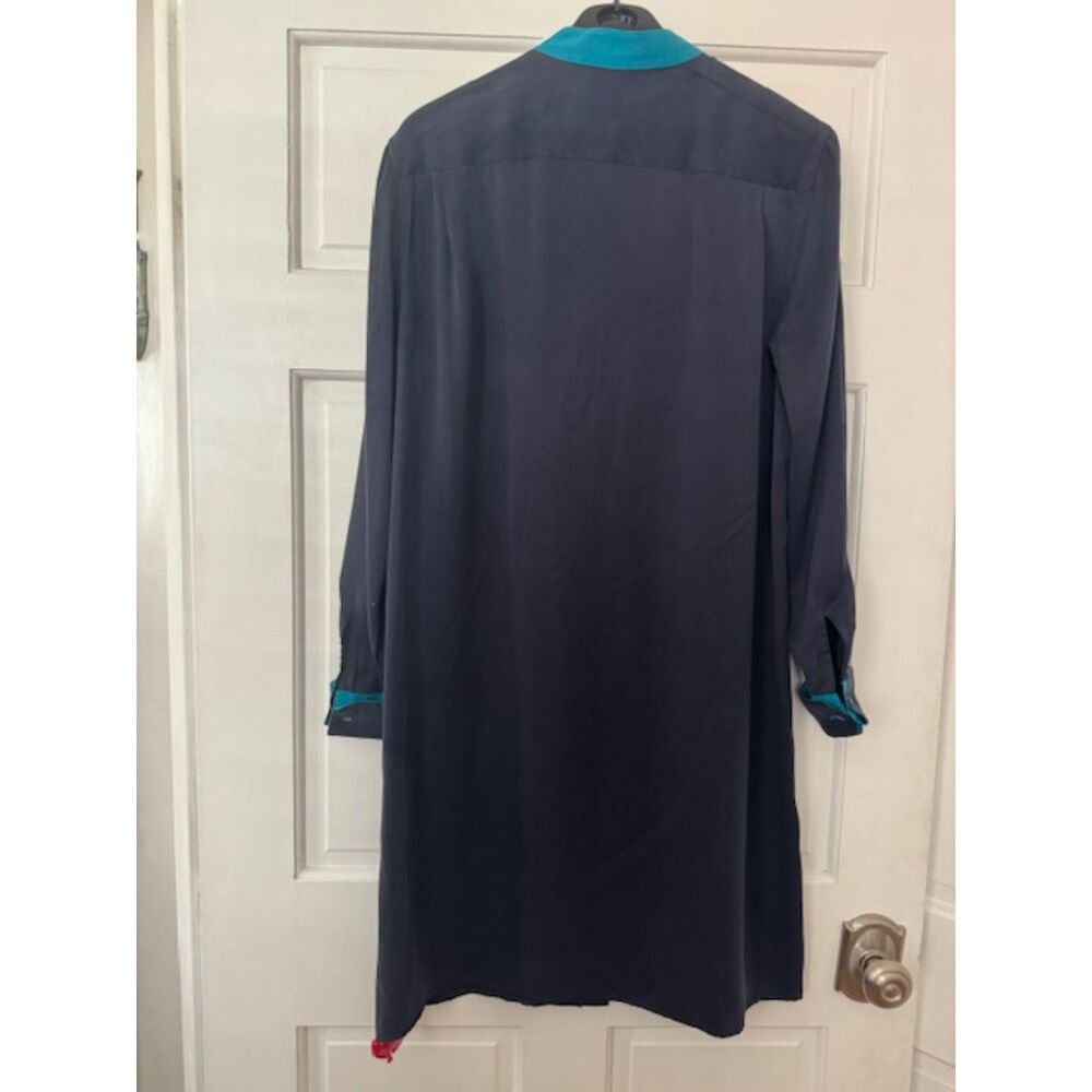 NWOT Equipment Femme Ravena Silk Blend Shirt Dress, Medium - Picture 4 of 9
